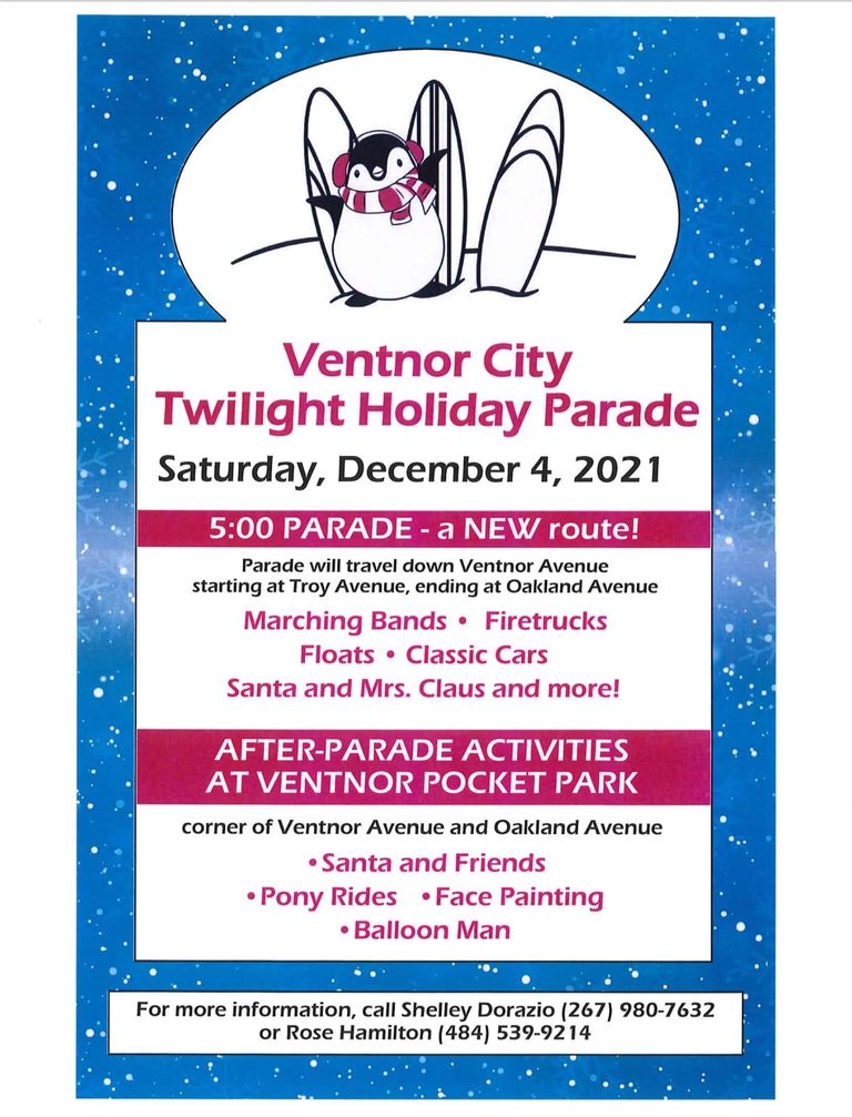 to Ventnor City, New Jersey Ventnor City Holiday Parade on
